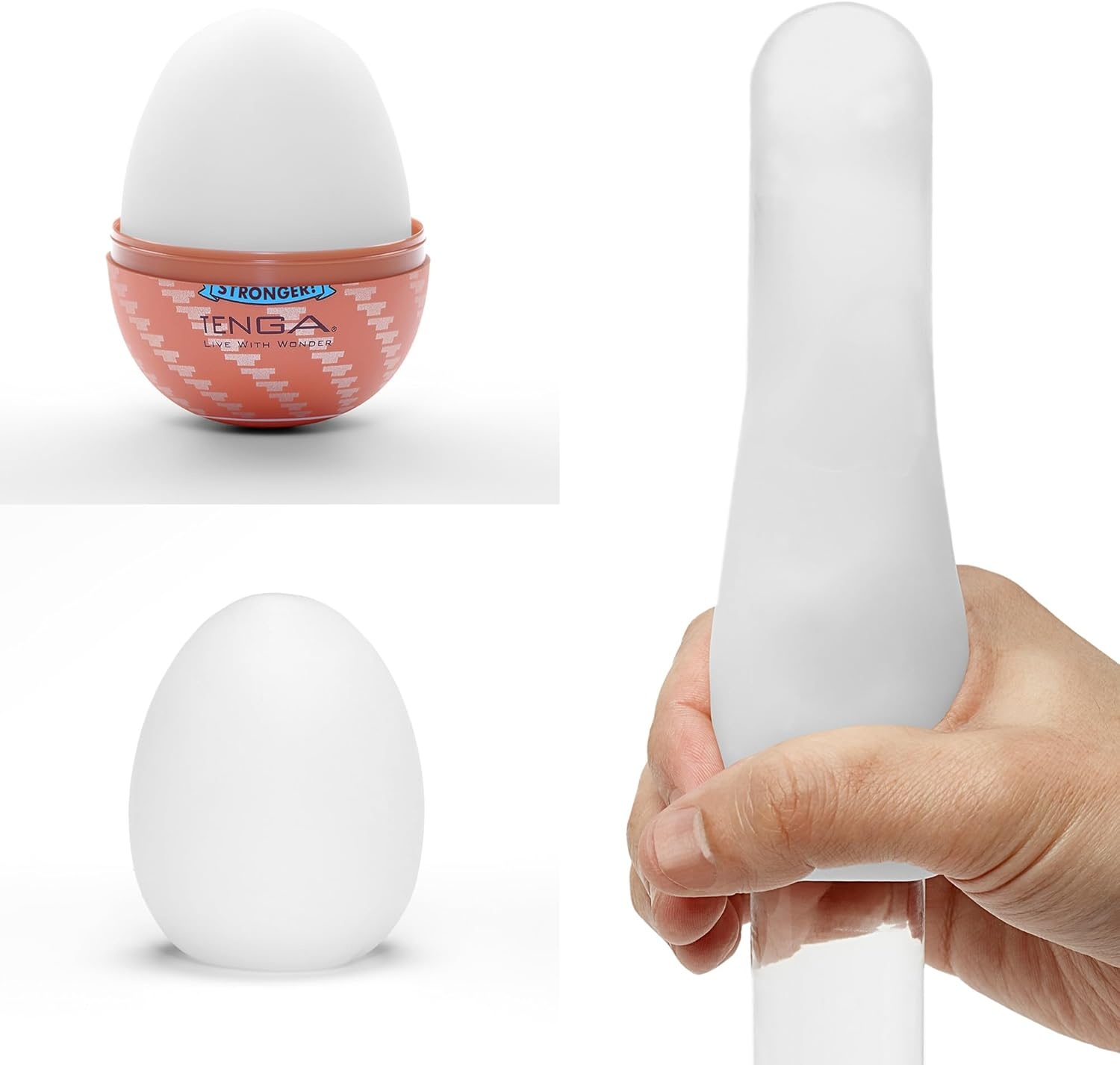 image:imageTENGA Egg Misty 2 Hard Boiled Series Disposable SuperStretchable Pleasurable Male Masturbation Sleeve Thicker Elastomer for Stronger SensationOne Size