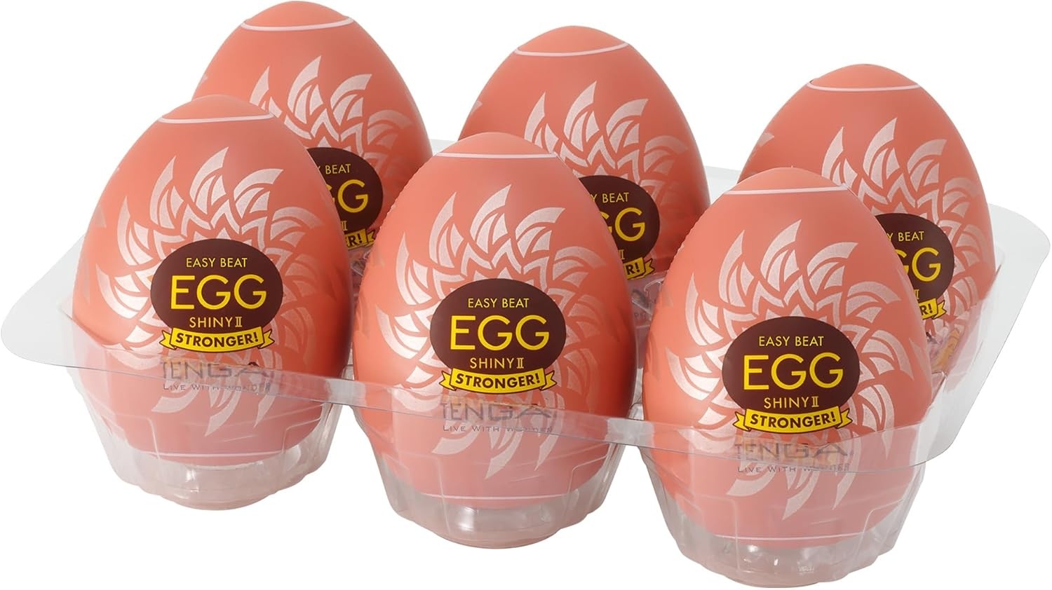 image:imageTENGA Egg Misty 2 Hard Boiled Series Disposable SuperStretchable Pleasurable Male Masturbation Sleeve Thicker Elastomer for Stronger SensationOne Size Pack of 2