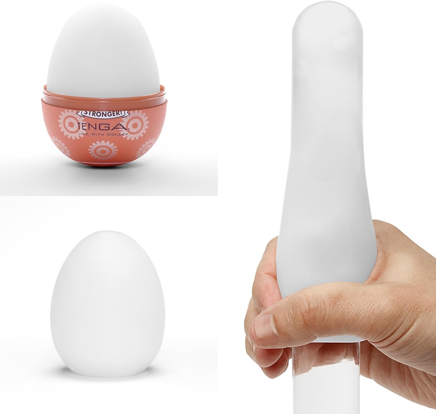 image:imageTENGA Egg Misty 2 Hard Boiled Series Disposable SuperStretchable Pleasurable Male Masturbation Sleeve Thicker Elastomer for Stronger SensationOne Size
