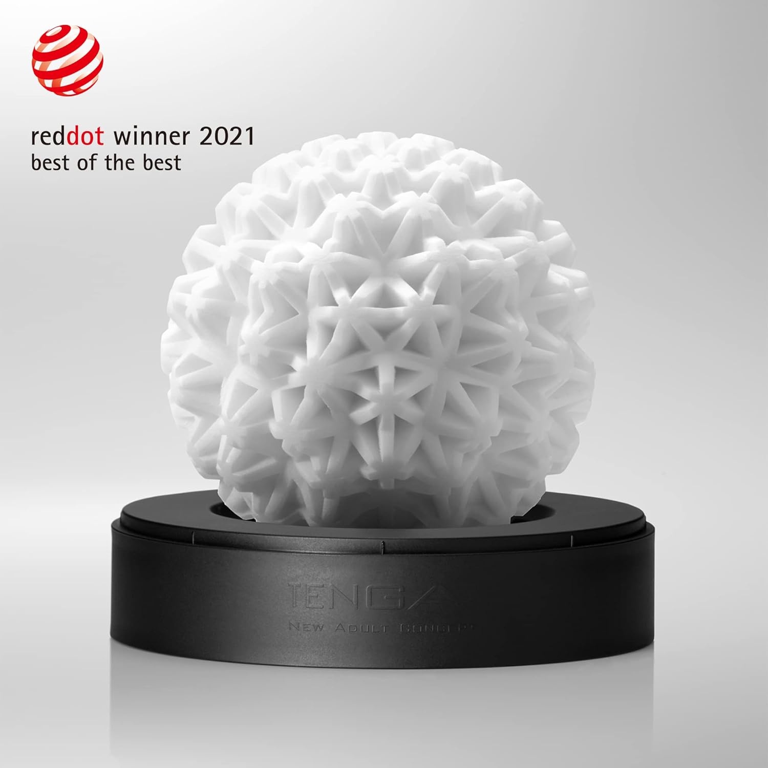 image:imageTENGA GEO003 Glacier Geometric Sculpted Reusable Male MasturbatorCORAL