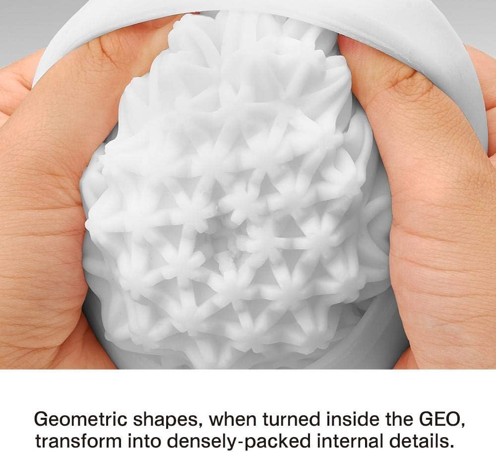 image:imageTENGA GEO003 Glacier Geometric Sculpted Reusable Male MasturbatorGLACIER