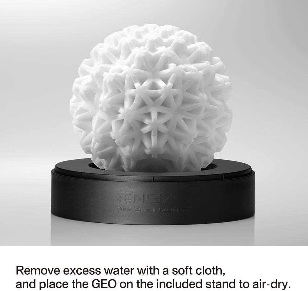 image:imageTENGA GEO003 Glacier Geometric Sculpted Reusable Male MasturbatorGLACIER