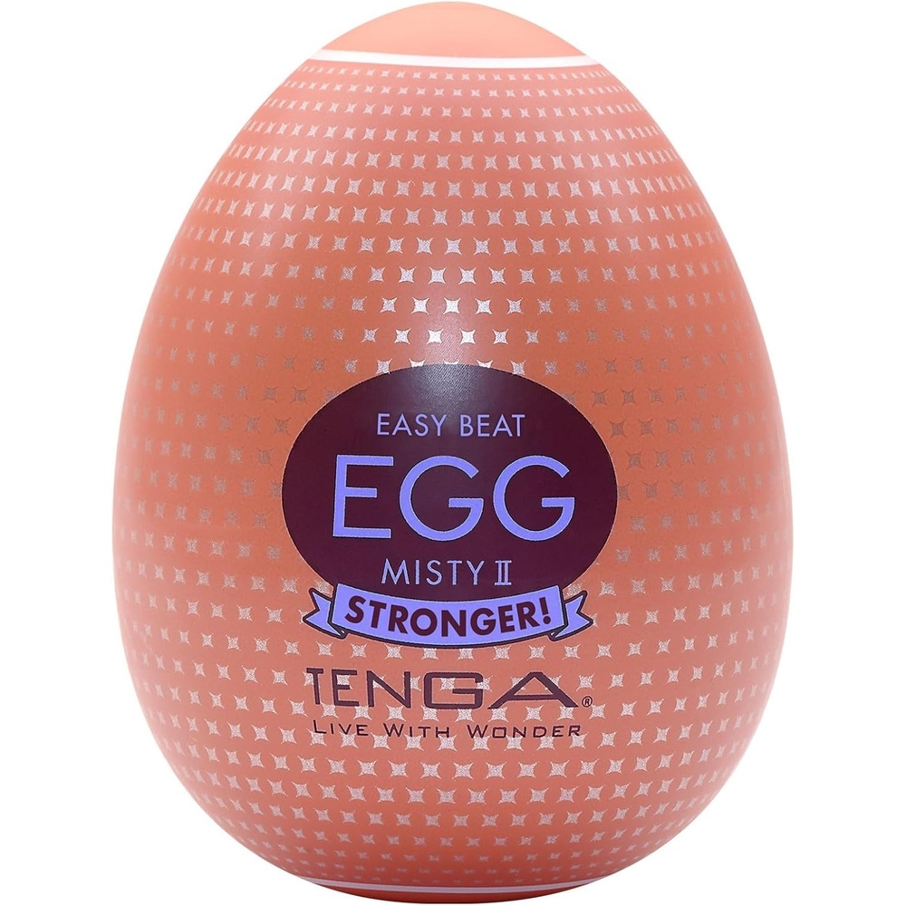 image:imageTENGA Egg Misty 2 Hard Boiled Series Disposable SuperStretchable Pleasurable Male Masturbation Sleeve Thicker Elastomer for Stronger SensationOne Size
