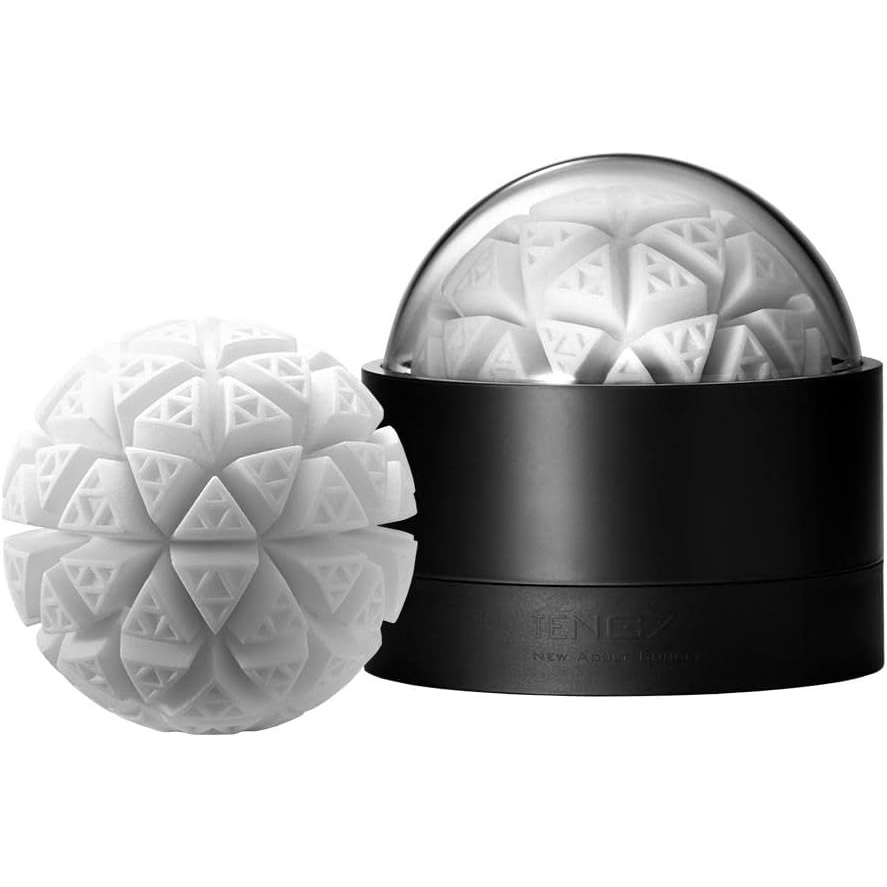 image:imageTENGA GEO003 Glacier Geometric Sculpted Reusable Male MasturbatorGLACIER